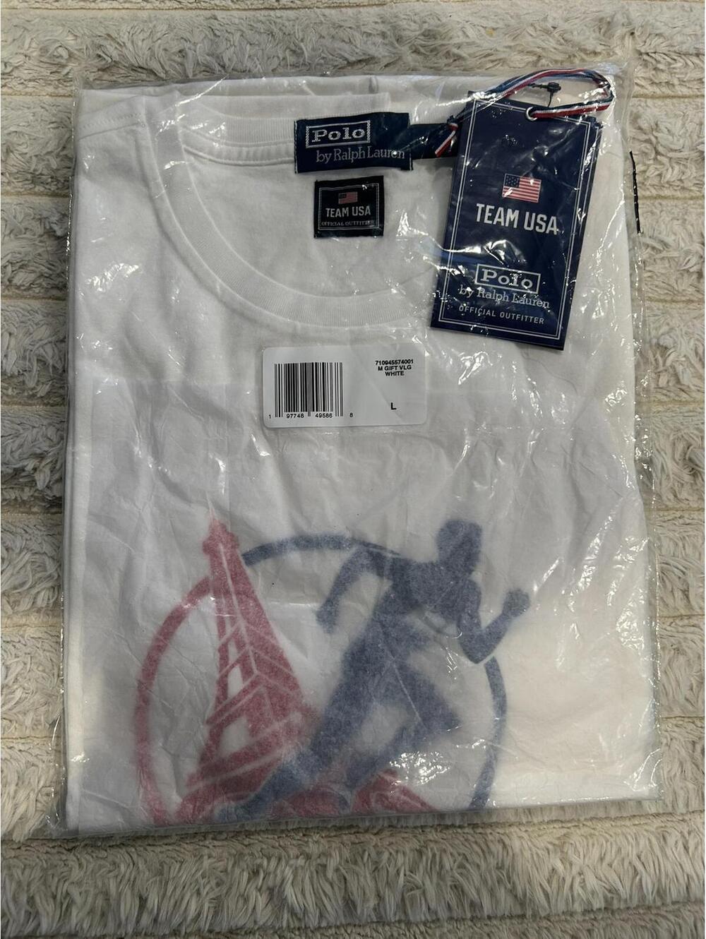 Polo by Ralph Lauren Team USA White T-Shirt Large
